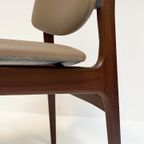 Set Massief Houten Deense Stoelen Met Skaileer, 1970’S thumbnail 11