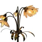 Vintage Gouden Lotus Staanlamp / Vloerlamp thumbnail 4
