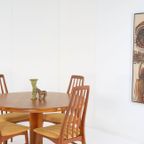 Vintage Johs. Kristoffersen & Son Ronde Eettafel Tafel 'bjerget' thumbnail 13