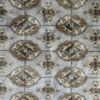 Vloerkleed Grey/beige Persian Look Rond Vintage thumbnail 3