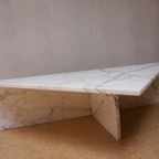 Wit Carrara Marmeren Hoektafel, Hoek Salontafel thumbnail 7