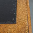 Klassiek En Functioneel Groot Antiek Bureau/ Partner Desk In Engelse Stijl thumbnail 6