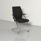 All-Tec Vergaderstoel, Zwart, Slede Frame thumbnail 2
