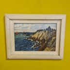 Pendant Met De Franse Kust Door S. Barrier Uit 1947 thumbnail 3