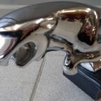 Jaguar Mascotte In Verchroomd Brons. thumbnail 9