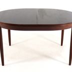 Palissander Ovalen Verlengbare Eettafel Tafel 'trespring' Vintage thumbnail 5