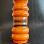 Orange Vase Alfred Klein Ceramic thumbnail 4