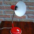 Rood Vintage Bureaulampje thumbnail 7