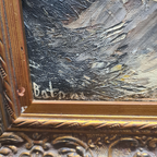 Vintage Berglandschap Schilderij Van Batoni, Midden20e Eeuw thumbnail 3