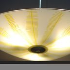 Yellow And White Ceiling Lamp 1960S thumbnail 2