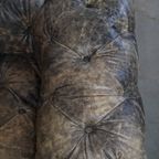 Stoere, Unieke En Moderne Rundleren Chesterfield Bank Met Een Bijzondere Kleurstelling thumbnail 13