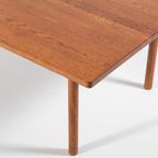 Danish Modern Solid Oak Coffee Table, 1960’S thumbnail 3
