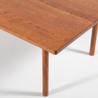 Danish Modern Solid Oak Coffee Table, 1960’s thumbnail 3