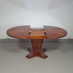 Extendable Art Deco Dining Table 1970S thumbnail 2