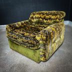 Vintage Groene Stoffen ‘Jungle’ Fauteuil thumbnail 2