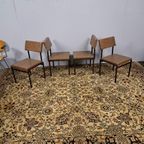 4 Vintage Topform Eetkamerstoelen. thumbnail 3