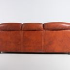 Mid-Century 3-Seats Leather Sofa From 1960S, Italy thumbnail 9