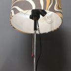 Table Lamp With Grey And Pink Shade, Shade Adjustable In Height thumbnail 9