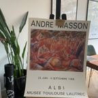 André Masson (1896-1987), La Carriere Bibemus, 1948. Exhibition Poster Albi Musee Toulouse Lautrec thumbnail 4