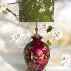 Vintage Handbeschilderde Unieke Vaaslamp thumbnail 3