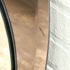 Italiaanse Vintage Ovale Spiegel Met Taupe Getint Glas thumbnail 10