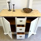 Prachtig Wit Landelijk Dressoir 135 Cm thumbnail 5