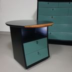 Giorgetti Set 1990 By Umberto Asnago Bed Sidetables / Sidetables / Sideboard With Drawers. thumbnail 19
