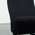 Comfortabele Zwarte Vintage Design Fauteuil Van Pierre Paulin Voor Artifort Concorde Model F780 thumbnail 8