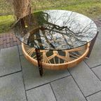 Rattan En Glazen Coffeetable thumbnail 8