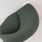 2 Rudolf Wolf Swivel Chair Modello Groen Ploegwool Fauteuils thumbnail 16