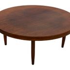 Vintage Houten Ronde Salontafel Jaren 60 Design thumbnail 8