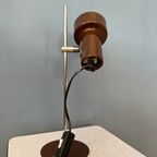 Vintage Bruine Verstelbare Ruimtetijdperk Bureaulamp thumbnail 8