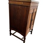 Vintage Grammofoon Meubel Met Grammofoon Speler thumbnail 10