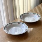 Set Of 5 Vintage Porcelain Cherry Pasta Plates thumbnail 3