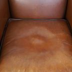 Mooie Klassieke Schapenleren Oorfauteuil Met Een Prachtig Voorkomen En Een Fijne Zit thumbnail 13
