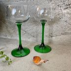 Vintage Luminarc Elzas Wijnglas | Groen - Set Van 6 thumbnail 6