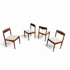 4 X Scandinavian Teak Dining Chairs / 1970s thumbnail 3