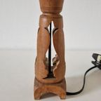 Vintage Lamp Lampenpootje Teakhout thumbnail 4
