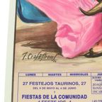 Grote Vintage Corrida Poster Stierengevechten Madrid 1992 106Cm thumbnail 11