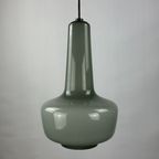 Grey Opaline Glass Pendant Lamp Kreta For Holmegaard By Jacob Bang, 1960 thumbnail 8