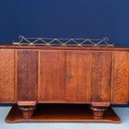 Vintage Dressoir, Art Deco Style, Wandkast, Sideboard, Kast thumbnail 2