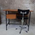 60's Vintage Bureau Werktafel Toonbank Balie thumbnail 8