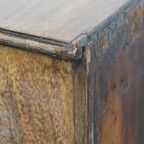 Prachtige Antieke Engelse Ladekast/ Dressing Chest Uit De 18e Eeuw Met Brushing Slide thumbnail 13