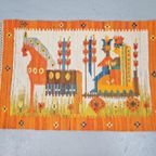 Vintage Kelim Maria Domanska For The Wedding Denmark '60 thumbnail 2
