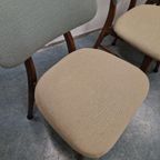 Set Van 3 Vintage Eetkamerstoelen Vintage Stoelen Teakhout thumbnail 4