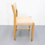 Set Van 6 Deense Vintage Stoelen thumbnail 9