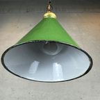 Vintage Emaille Hanglamp – Groen thumbnail 5