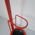 Carlo Bimbi Italiaanse Design Kapstok Jaren 80 Rood. thumbnail 6