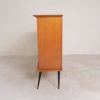 Secretaire Met Schuifdeuren Op Ranke Poten, Jaren 50 thumbnail 23