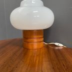 White Opaline Glass Table Lamp By Uluv 1960S thumbnail 5